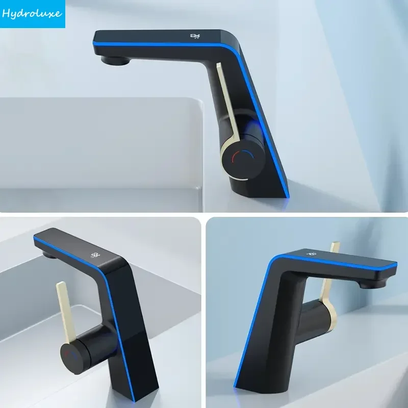 Modern Bathroom Faucet Taps with Digital Temperature Display Touchscreen-like Interface, No Battery Celsius/Fahrenheit Switch
Modern Bathroom Faucet Taps with Digital Temperature Display Touchscreen-like Interface, No Battery Celsius/Fahrenheit Switch