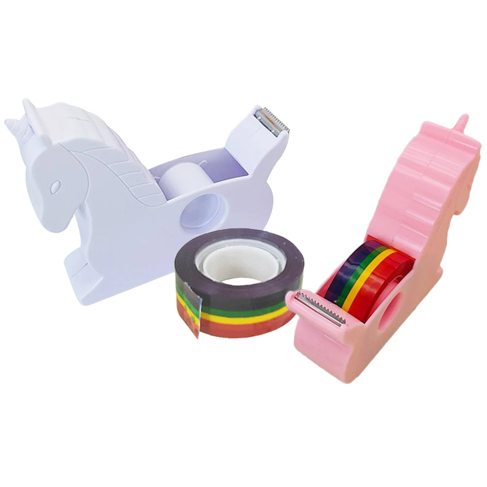 2pcs Tape Dispenser Desk Shaped Kawaii School Supplies Office Stationery Cute Practical Smooth Edge
2pcs Tape Dispenser Desk Shaped Kawaii School Supplies Office Stationery Cute Practical Smooth Edge