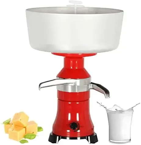 Milk Cream Centrifugal Separator Electric Cream Separator Stainless Steel 100L/H Goat Cow Milk Separator Turning Raw or Whole Mi
Milk Cream Centrifugal Separator Electric Cream Separator Stainless Steel 100L/H Goat Cow Milk Separator Turning Raw or Whole Mi
