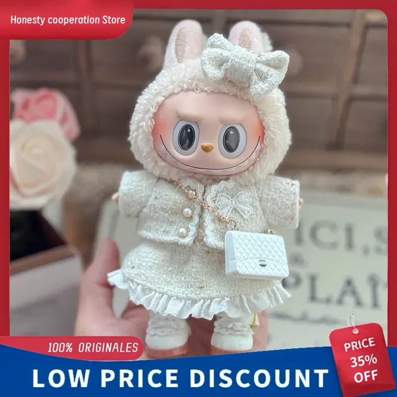17cm Cute Mini Plush Doll'S Labubu Baby Clothes Sweet Pearl Noble Small Fragrant Skirt Set For Labubu Clothing DIY Girl Gifts
17cm Cute Mini Plush Doll'S Labubu Baby Clothes Sweet Pearl Noble Small Fragrant Skirt Set For Labubu Clothing DIY Girl Gifts