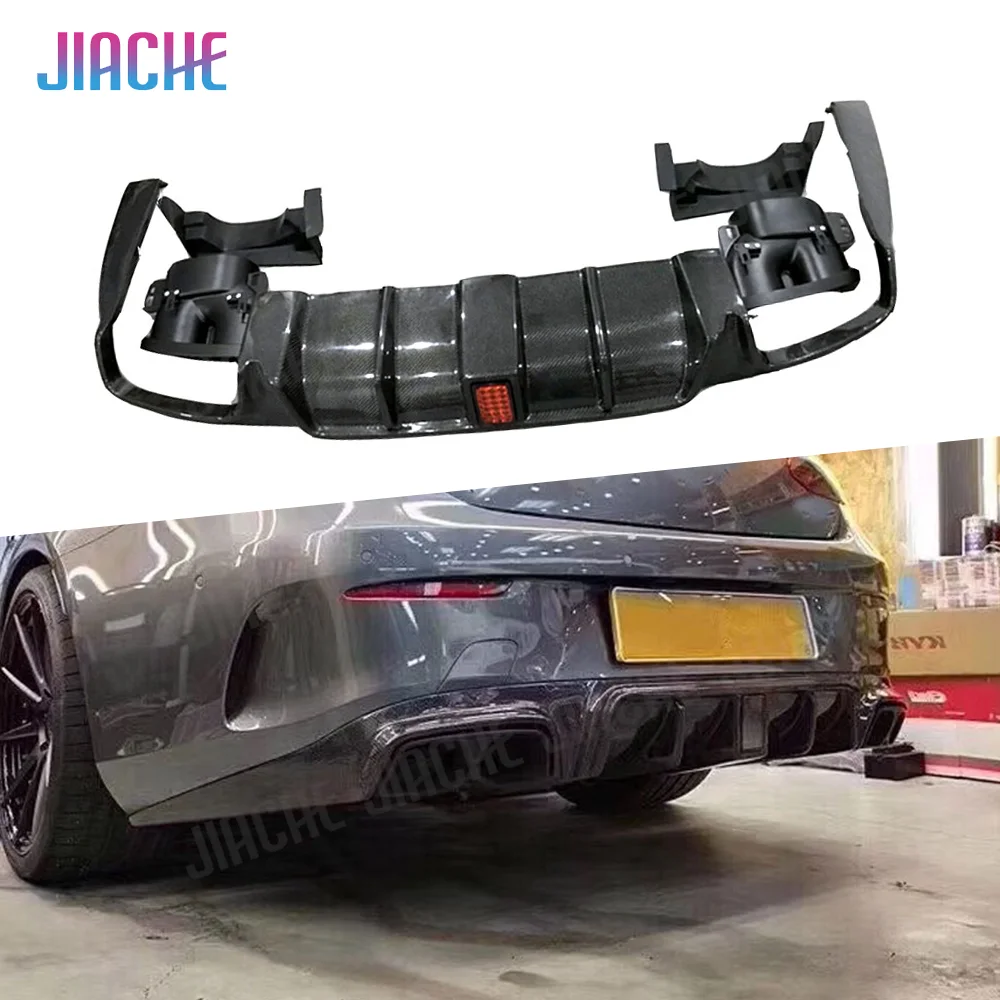 Rear Bumper Lip Diffuser with Exhaust Muffler Tips for Benz C238 E200 E300 E63 AMG Coupe Sport 17-2019 B Style Carbon Fiber
Rear Bumper Lip Diffuser with Exhaust Muffler Tips for Benz C238 E200 E300 E63 AMG Coupe Sport 17-2019 B Style Carbon Fiber