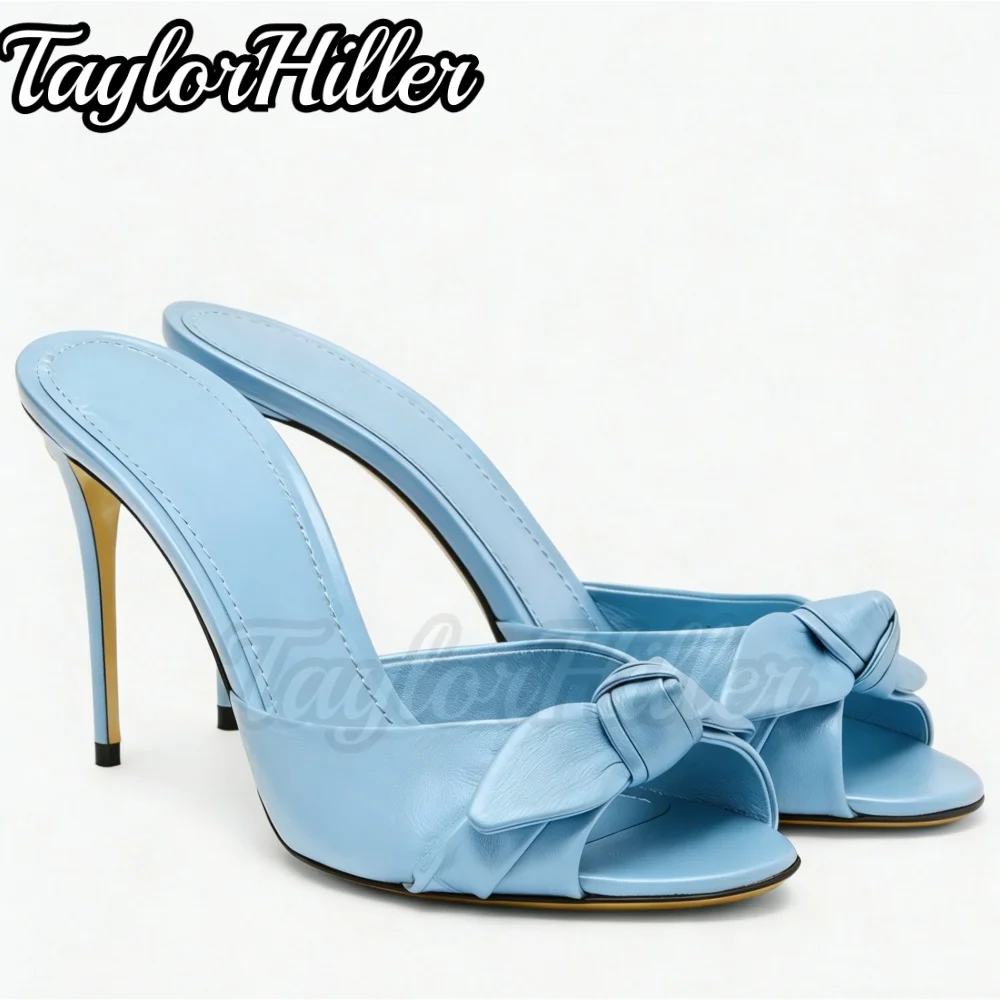 Butterfly-knot for Women Heels Blue Golden White Black Stiletto Mule Sandals Women Luxury Outer Vacation Beach Solid Shoes 2026
Butterfly-knot for Women Heels Blue Golden White Black Stiletto Mule Sandals Women Luxury Outer Vacation Beach Solid Shoes 2026