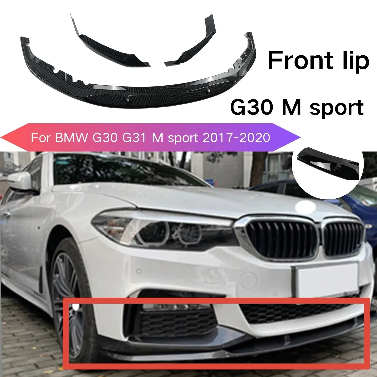 BMW 5 серия ранний М Спорт для BMW G30 G31 M sport 2017-2020 глянцевый черный Автомобильный спойлер переднего бампера нижний сплиттер диффузор
BMW 5 серия ранний М Спорт для BMW G30 G31 M sport 2017-2020 глянцевый черный Автомобильный спойлер переднего бампера нижний сплиттер диффузор