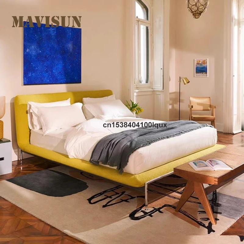 Modern Minimalist Double Bed Base For Villa Custom Bedroom Furniture Queen Size Bed Frame Industrial Fabric Bedroom Bed 2 People
Modern Minimalist Double Bed Base For Villa Custom Bedroom Furniture Queen Size Bed Frame Industrial Fabric Bedroom Bed 2 People