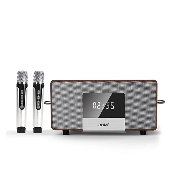 RHM Hot sales portable karaoke speaker bluetooth with microphone outdoor hifi bass karaoke speaker
RHM Hot sales portable karaoke speaker bluetooth with microphone outdoor hifi bass karaoke speaker
