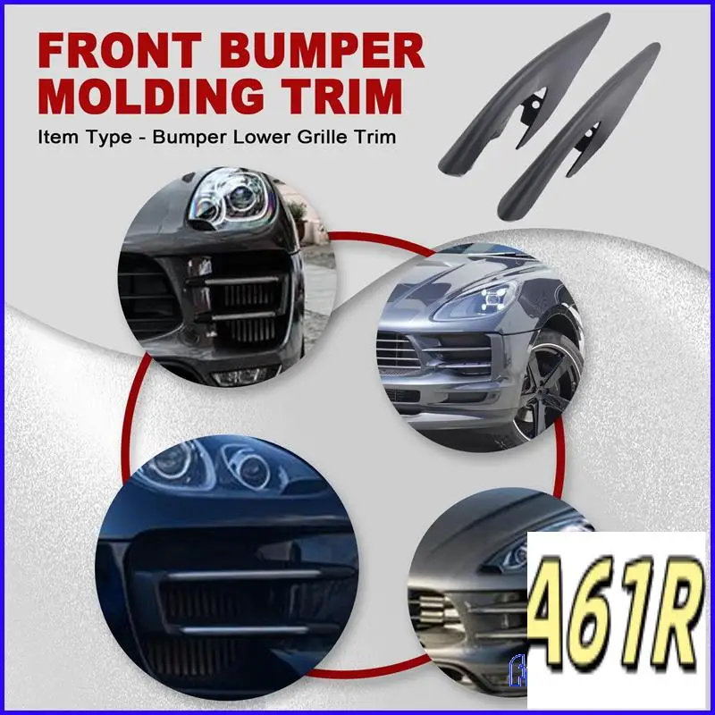 R1-Lower Front Bumper Fog Light Grille Molding Trim For Porsche Macan 95B 2014-2018
R1-Lower Front Bumper Fog Light Grille Molding Trim For Porsche Macan 95B 2014-2018