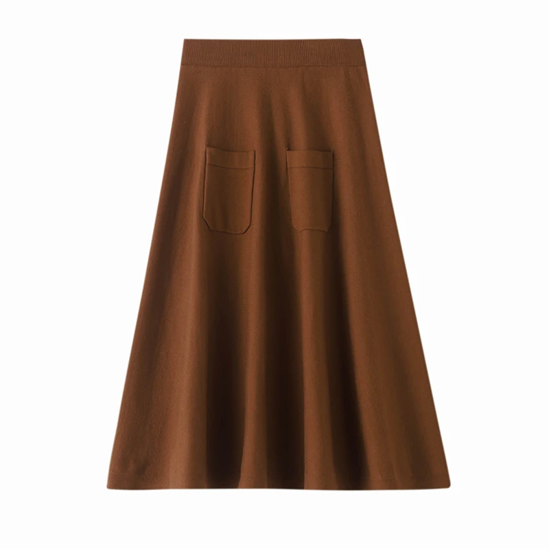 Solid Color Pocket Autumn/winter Half Skirt new Knitted Mid Length High Waist Wool Straight Tube Skirt, Versatile For Women
Solid Color Pocket Autumn/winter Half Skirt new Knitted Mid Length High Waist Wool Straight Tube Skirt, Versatile For Women