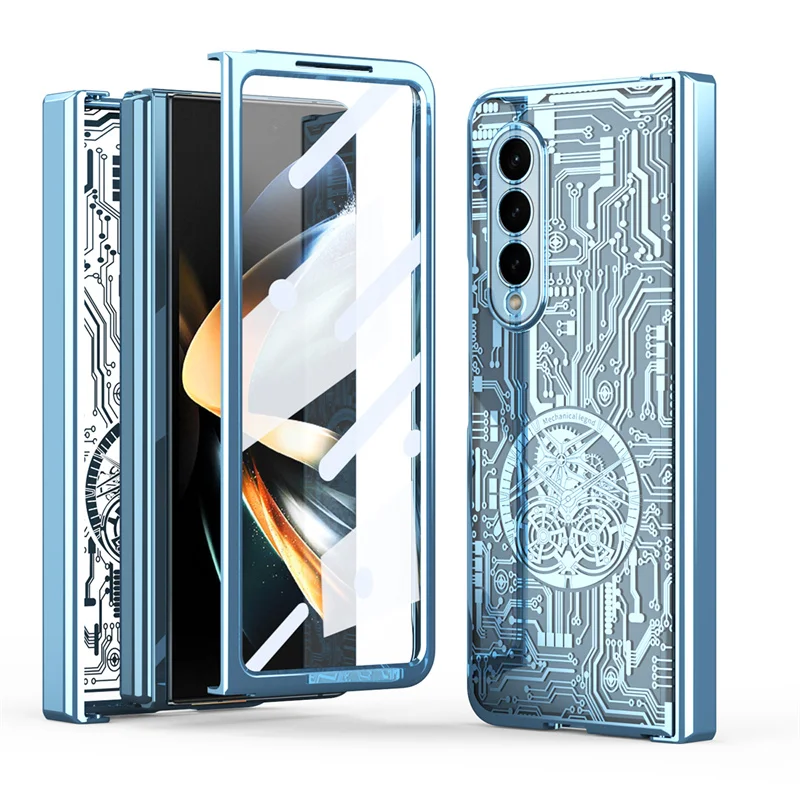 For Samsung Z Flod 3 4 Folding Screen Phone Case For Samsung Z Flod 5 6 Electroplate Hinge Full Case Film Integrated Protective
For Samsung Z Flod 3 4 Folding Screen Phone Case For Samsung Z Flod 5 6 Electroplate Hinge Full Case Film Integrated Protective