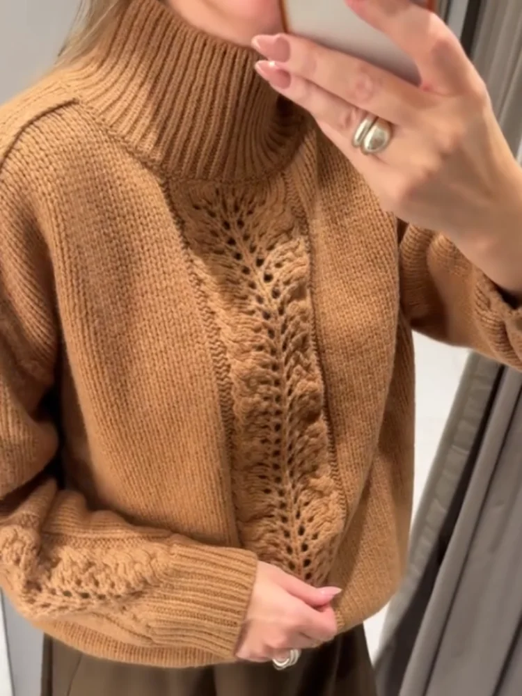 Осень-зима 2025 года, вязаный пуловер с круглым вырезом и длинными рукавами в европейском и американском стиле
Осень-зима 2025 года, вязаный пуловер с круглым вырезом и длинными рукавами в европейском и американском стиле