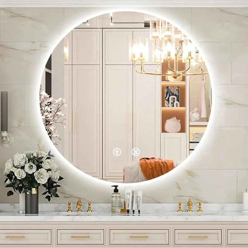 Led Mirror for Bathroom 24 Inch, Backlit Vanity Bathroom Mirror with Lights, Smart Dimmable Touch, 3 Color Modes
Led Mirror for Bathroom 24 Inch, Backlit Vanity Bathroom Mirror with Lights, Smart Dimmable Touch, 3 Color Modes