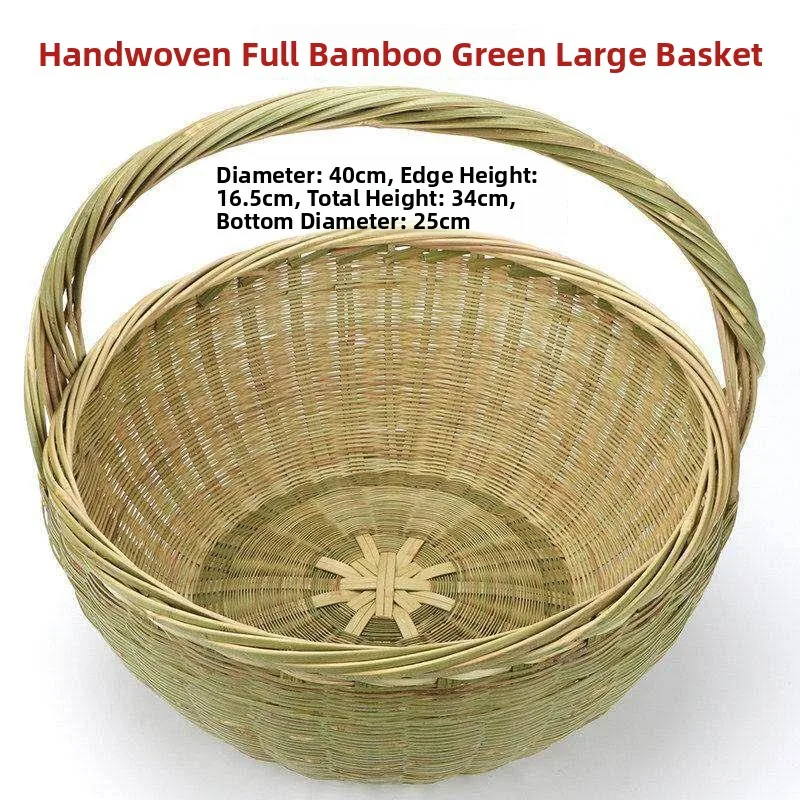 Handheld Bamboo Wicker Basket Egg Grape Fruit Picking Basket Packaging Gift Box Storage Organizer Korean Style Home Decor
Handheld Bamboo Wicker Basket Egg Grape Fruit Picking Basket Packaging Gift Box Storage Organizer Korean Style Home Decor