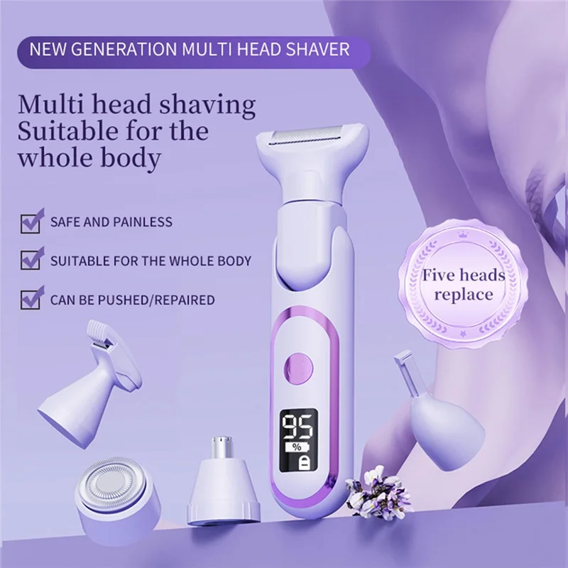 B88B-LCD Display Women's Shaver Hair Removal Device Hair Removal Tool Face Removers For Body Full Body Shaver
B88B-LCD Display Women's Shaver Hair Removal Device Hair Removal Tool Face Removers For Body Full Body Shaver