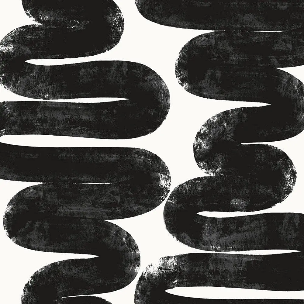 Tempaper x Bobby Berk White & Black Wiggle Room Removable Peel and Stick Wallpaper, 20.5 in X 16.5 ft, Made in The USA
Tempaper x Bobby Berk White & Black Wiggle Room Removable Peel and Stick Wallpaper, 20.5 in X 16.5 ft, Made in The USA