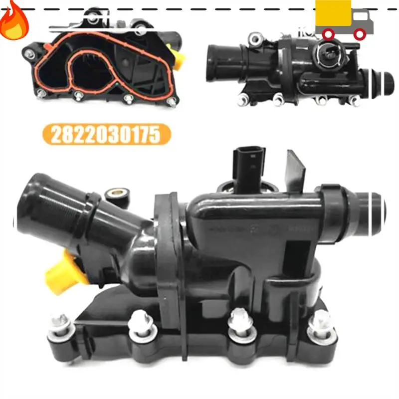 A2822030175 Thermostat Housing With Sensor Assembly For Mercedes-Benz Renault Dacia 1.3T Petrol 226301872R 110601741R
A2822030175 Thermostat Housing With Sensor Assembly For Mercedes-Benz Renault Dacia 1.3T Petrol 226301872R 110601741R