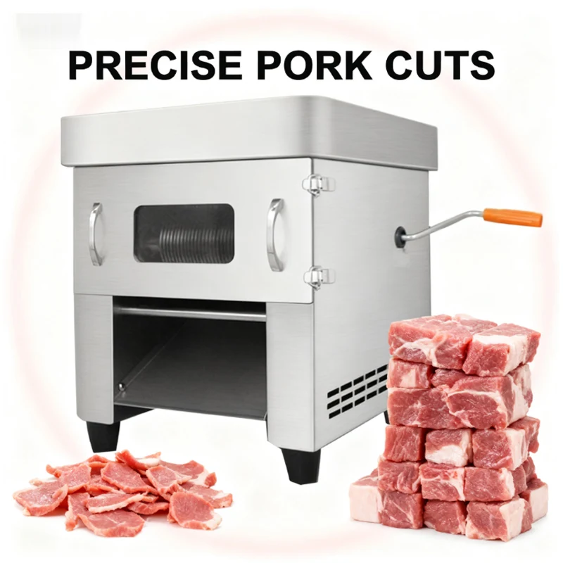 Electric Vegetable Slicer Super Performance Meat Dicer Frozen Meat Block Cutter Fish Meat Slicing Machine
Electric Vegetable Slicer Super Performance Meat Dicer Frozen Meat Block Cutter Fish Meat Slicing Machine