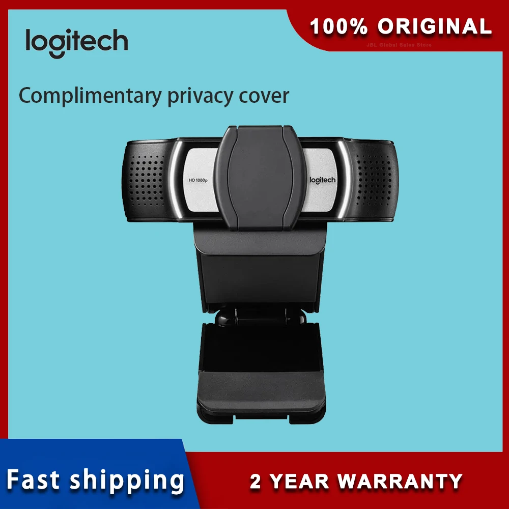 Веб-камера Logitech C930C HD Smart 1080P с автофокусом, Full HD USB-видеокамера, запись видеочата для ПК, оригинал Loptop
Веб-камера Logitech C930C HD Smart 1080P с автофокусом, Full HD USB-видеокамера, запись видеочата для ПК, оригинал Loptop