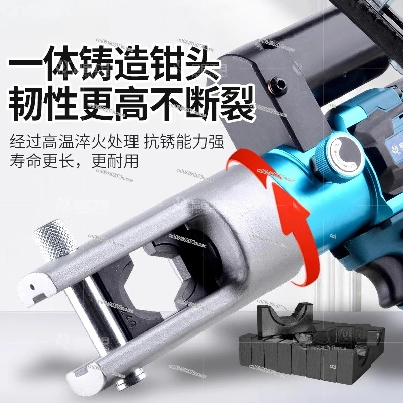 Electric Rechargeable Crimping Pliers, Terminals, Cable, Wiring Pliers, Portable and Portable Lithium Battery Hydraulic Pliers
Electric Rechargeable Crimping Pliers, Terminals, Cable, Wiring Pliers, Portable and Portable Lithium Battery Hydraulic Pliers