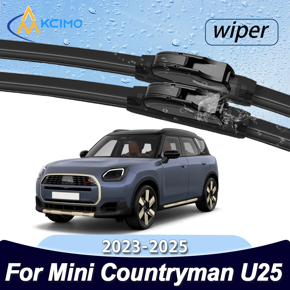 Vehicle Front Wiper Blades For Mini Countryman U25 2023-2025 Front Windshield Wiper Soft Rubber Frameless
Vehicle Front Wiper Blades For Mini Countryman U25 2023-2025 Front Windshield Wiper Soft Rubber Frameless
