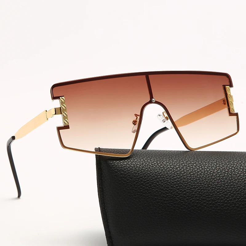 New Fashion Oversized Sunglasses Luxury Brand Design Women Men Metal Square Sun glasses UV400 Shades Eyewear oculos de sol
New Fashion Oversized Sunglasses Luxury Brand Design Women Men Metal Square Sun glasses UV400 Shades Eyewear oculos de sol