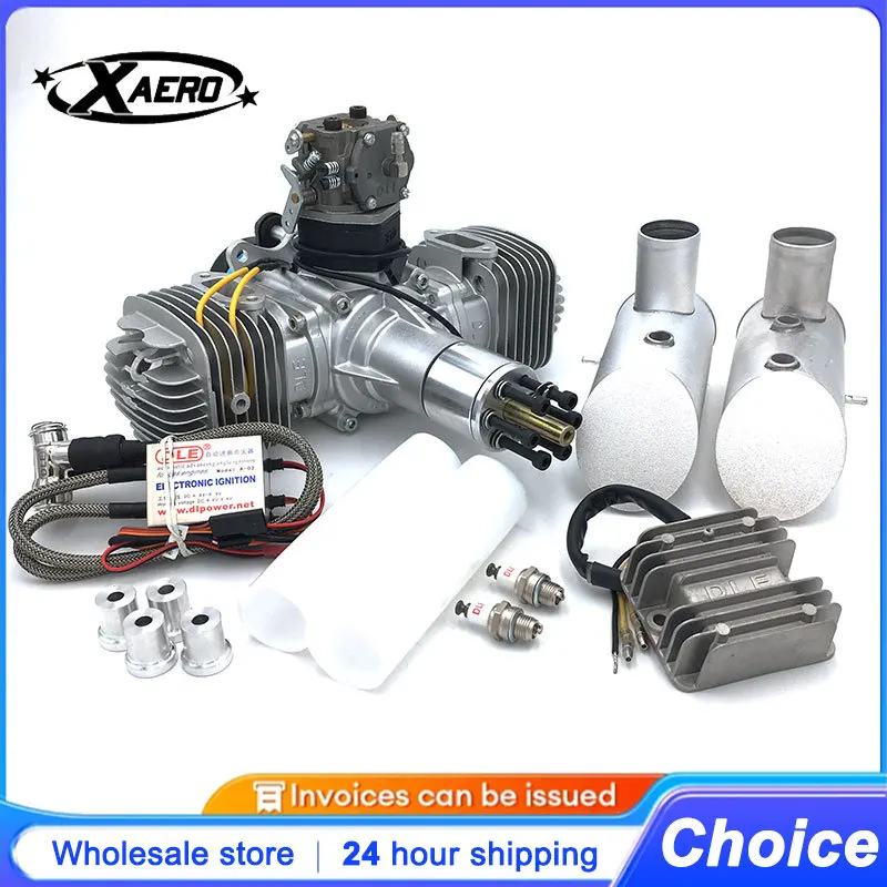 DLE120 120CC 2-цилиндровый 2-тактный двигатель для радиоуправляемого самолета, с системой генерации мощности 180 Вт, с воздушным охлаждением
DLE120 120CC 2-цилиндровый 2-тактный двигатель для радиоуправляемого самолета, с системой генерации мощности 180 Вт, с воздушным охлаждением