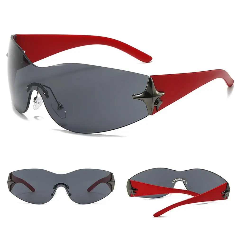 Street Photos Decoration Punk Stars Sunglasses Black Shades Cycling Accessories Outdoor Sunglasses UV Protective Eyewear
Street Photos Decoration Punk Stars Sunglasses Black Shades Cycling Accessories Outdoor Sunglasses UV Protective Eyewear
