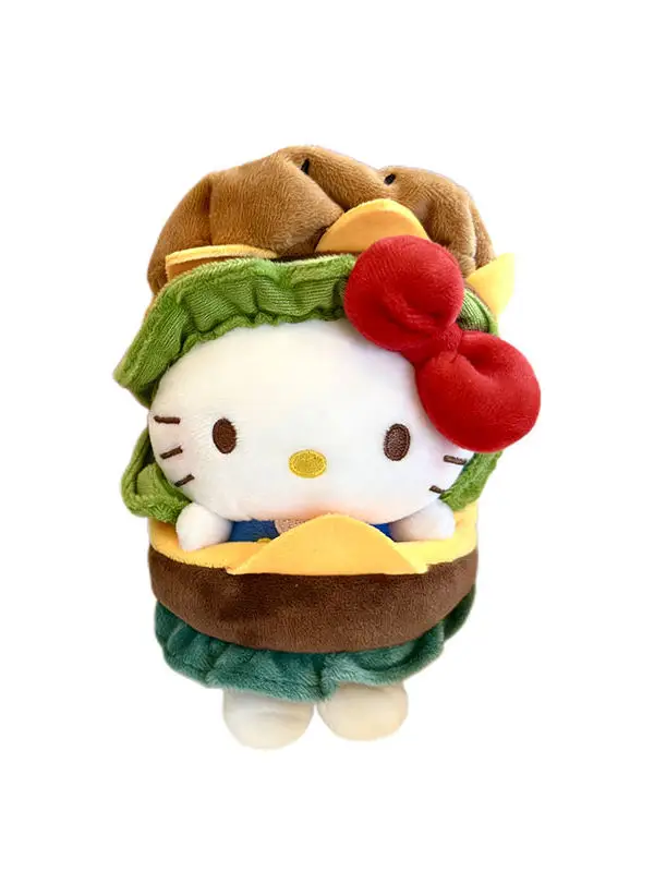 Sanrio Family HelloKitty Hamburger Style Bag Small Doll Plush Toy Key Chain Decorative Bag Accessories Hanging ornaments
Sanrio Family HelloKitty Hamburger Style Bag Small Doll Plush Toy Key Chain Decorative Bag Accessories Hanging ornaments