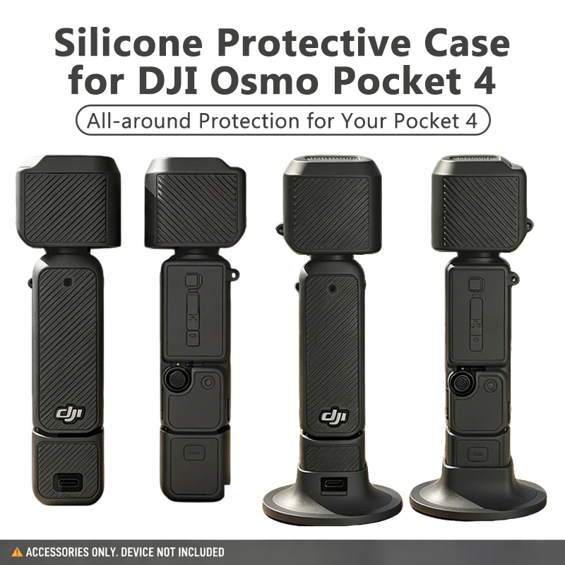 2026 New For DJI Pocket 4 Silicone Case Anti-Dust Handheld Gimbal Box with Base for DJI Osmo Action Camera Accessory
2026 New For DJI Pocket 4 Silicone Case Anti-Dust Handheld Gimbal Box with Base for DJI Osmo Action Camera Accessory