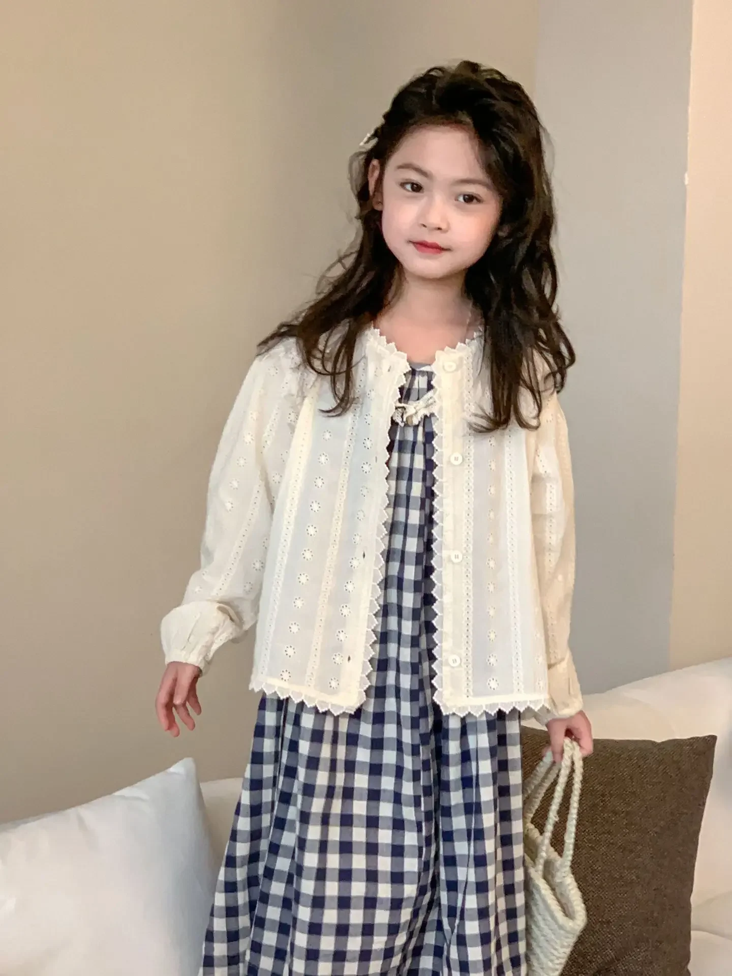 Girls Set Fashionable Children Wear Spring Girl Sunscreen Coat Halter Plaid Dress Kids Baby Girl Coat Jacket Two Piece Suit
Girls Set Fashionable Children Wear Spring Girl Sunscreen Coat Halter Plaid Dress Kids Baby Girl Coat Jacket Two Piece Suit