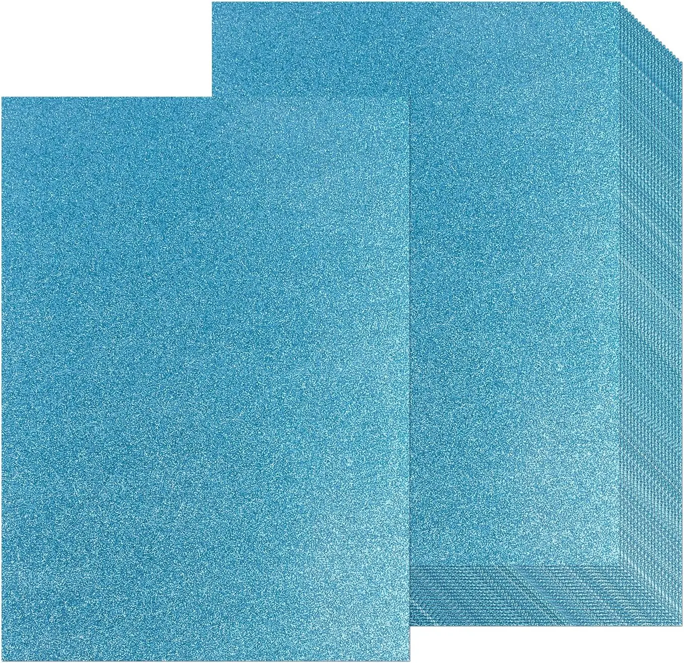 20 Sheets Light Blue Glitter Cardstock Paper, A4 Thick 250GSM for Scrapbook DIY Art Projects Greeting Cards Birthday Party
20 Sheets Light Blue Glitter Cardstock Paper, A4 Thick 250GSM for Scrapbook DIY Art Projects Greeting Cards Birthday Party