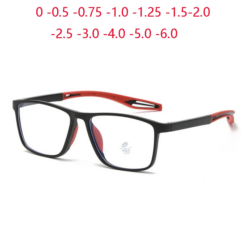 Sport Women Men Student Square Prescription Glasses For The Nearsighted Fashion Silicone Optical Spectacles 0 -1.0 -1.5 To -6.0
Sport Women Men Student Square Prescription Glasses For The Nearsighted Fashion Silicone Optical Spectacles 0 -1.0 -1.5 To -6.0