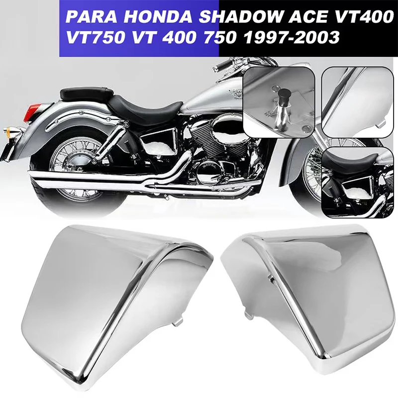 Для мотоцикла Honda Shadow, хромированная левая и правая боковая крышка из АБС-пластика, защита ACE VT400 VT750 VT 400 750 1997-2003
Для мотоцикла Honda Shadow, хромированная левая и правая боковая крышка из АБС-пластика, защита ACE VT400 VT750 VT 400 750 1997-2003