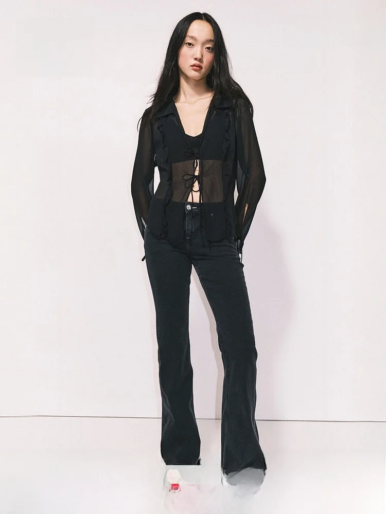 Low Waist Bell Bottom Jeans Women's Summer New Style H&M Slim Fit Stretch Cotton Polyester Blend Fashion Ladies Jeans
Low Waist Bell Bottom Jeans Women's Summer New Style H&M Slim Fit Stretch Cotton Polyester Blend Fashion Ladies Jeans