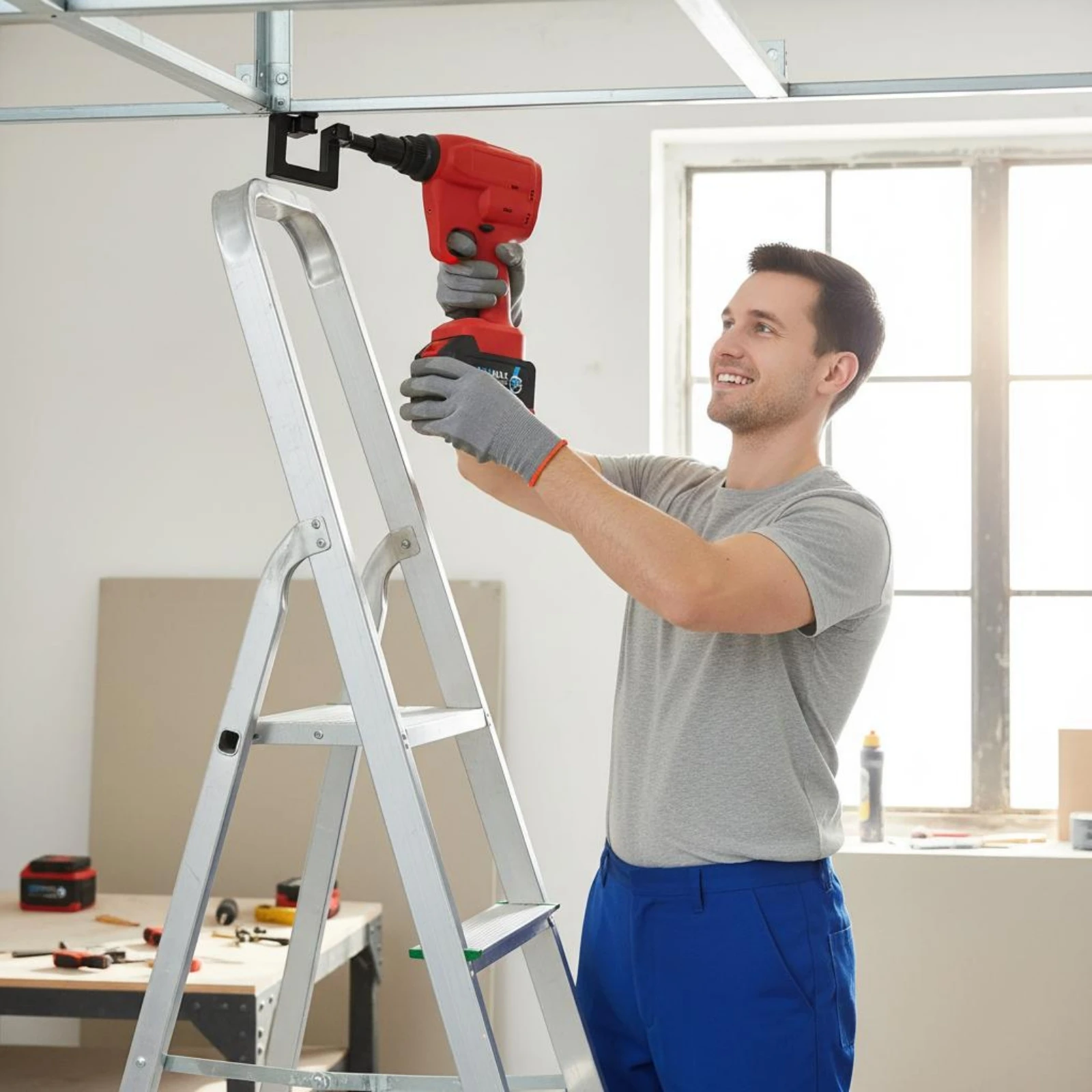 Electric Keel Puncher Battery Powered Cordless Punch Drywall Framing 360 Degree Rotating Head for Contractors
Electric Keel Puncher Battery Powered Cordless Punch Drywall Framing 360 Degree Rotating Head for Contractors