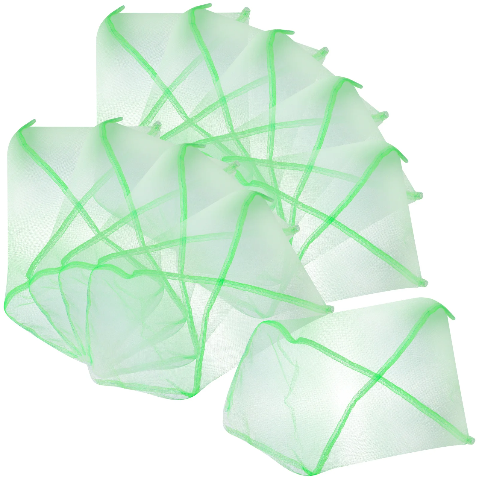 10pcs Crab Mesh Bag Fish Nets Catching Storage Foldable Lightweight Portable Quick Dry Wear Resistant Crab Net Replacement
10pcs Crab Mesh Bag Fish Nets Catching Storage Foldable Lightweight Portable Quick Dry Wear Resistant Crab Net Replacement
