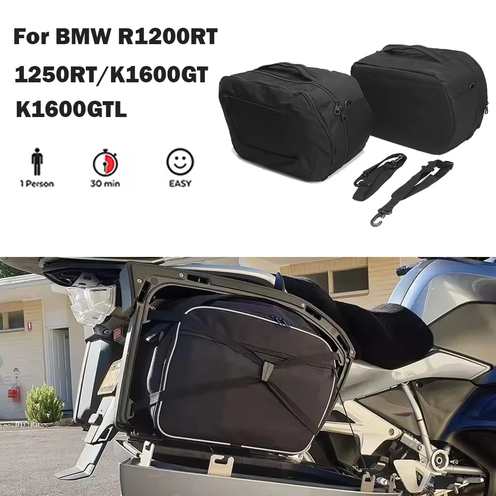 For BMW R1250RT R1200RT K1600GT K1600GTL r1200 r1250rt Motorcycle Accessories Black Luggage Bag Saddlebag Inner Bags Storage bag
For BMW R1250RT R1200RT K1600GT K1600GTL r1200 r1250rt Motorcycle Accessories Black Luggage Bag Saddlebag Inner Bags Storage bag