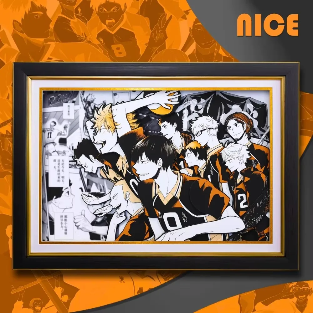 Haikyuu!! Handmade 3D Animation Peripheral Decoration Hanging Painting Birthday Gift Desktop Ornament Anime Game Holiday Gift
Haikyuu!! Handmade 3D Animation Peripheral Decoration Hanging Painting Birthday Gift Desktop Ornament Anime Game Holiday Gift
