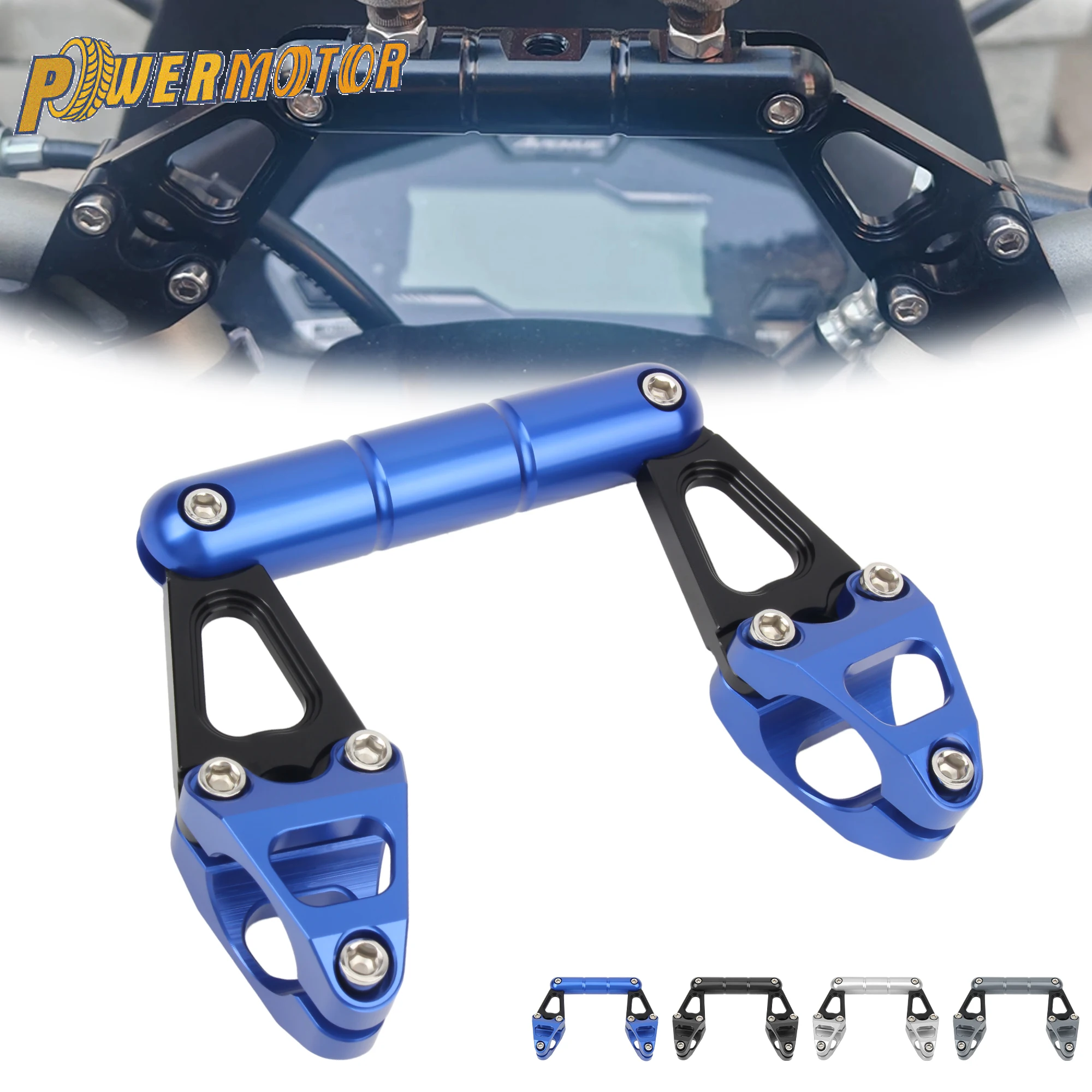 Motorcycle CNC Aluminum 22mm Handlebar Crossbar For Honda ADV150 ADV350 Balance Lever Extension Bar Modification Accessories
Motorcycle CNC Aluminum 22mm Handlebar Crossbar For Honda ADV150 ADV350 Balance Lever Extension Bar Modification Accessories
