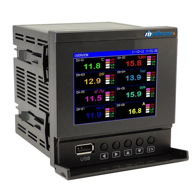 MPR800:0.2%Industrial Universal Digital Modbus RS485 Multi Channel Data Chart Color Paperless Recorder with Flow Tatalize, Relay
MPR800:0.2%Industrial Universal Digital Modbus RS485 Multi Channel Data Chart Color Paperless Recorder with Flow Tatalize, Relay