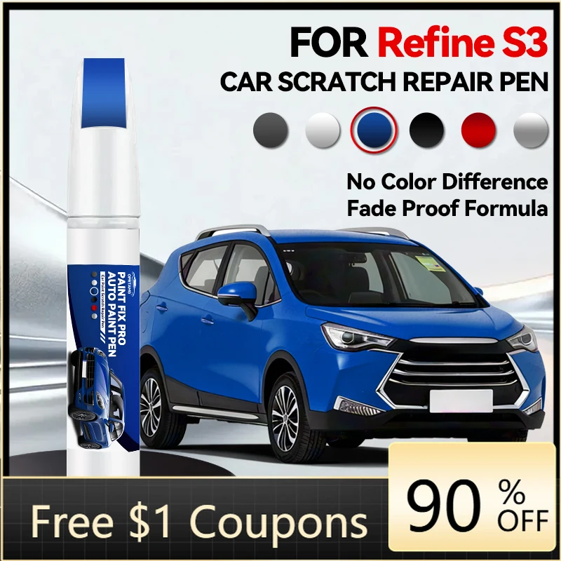 For JAC Refine S3 1990-2026 Paint Repair Pen Touch Up Scratch Remover DIY Auto Accessories Black White Silver Gray Blue Red
For JAC Refine S3 1990-2026 Paint Repair Pen Touch Up Scratch Remover DIY Auto Accessories Black White Silver Gray Blue Red