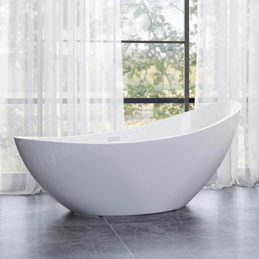 Modern Design Style Acrylic Soaking Bathroom Hotel Freestanding Oval White Bathtubs
Modern Design Style Acrylic Soaking Bathroom Hotel Freestanding Oval White Bathtubs
