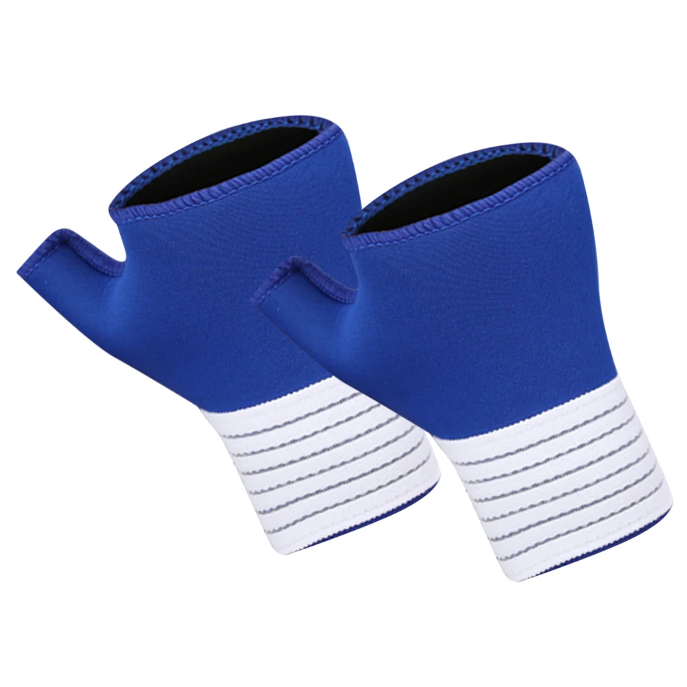 Breathable Compression Wrist Thumb Bandage Gloves Blue Half Finger Support Braces for Fitness Hand Protection Anti Slip
Breathable Compression Wrist Thumb Bandage Gloves Blue Half Finger Support Braces for Fitness Hand Protection Anti Slip