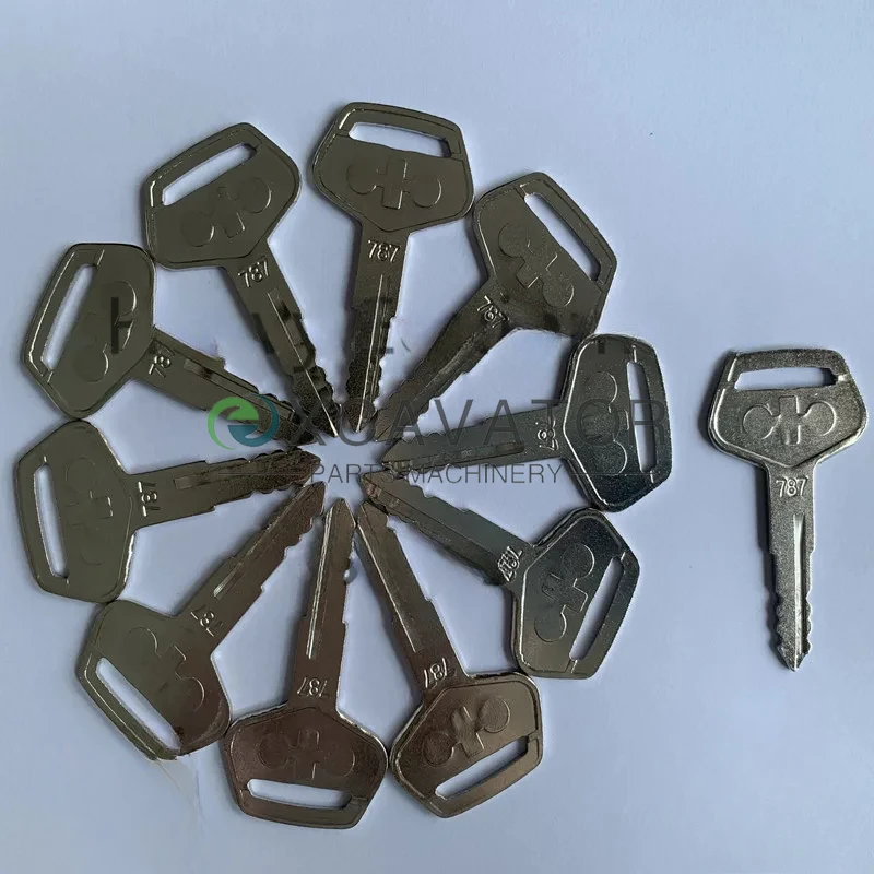 11 PCS Ignition Switch Door Lock Fuel Tank Key For Komatsu Kalmar Dressta Sakai Part Number 787
11 PCS Ignition Switch Door Lock Fuel Tank Key For Komatsu Kalmar Dressta Sakai Part Number 787