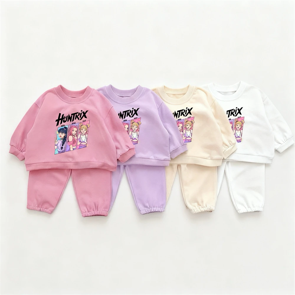 2 3 4 5 6Years Girls Sweatshirts Outfitd Cartoon Crewneck Tops Loose Trousers Early Autumn Wear New Printed Long-sleeved Suits
2 3 4 5 6Years Girls Sweatshirts Outfitd Cartoon Crewneck Tops Loose Trousers Early Autumn Wear New Printed Long-sleeved Suits