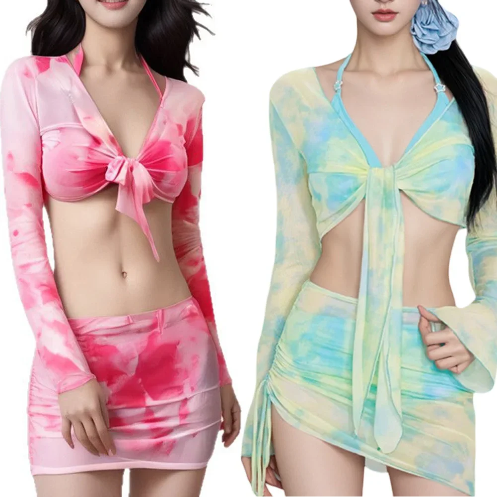 Fairy Swimsuit Women's Bikini Three-piece Long-sleeved Korean Sexy Hot Girl Holiday Beach Swimsuit New Style Female Underwear
Fairy Swimsuit Women's Bikini Three-piece Long-sleeved Korean Sexy Hot Girl Holiday Beach Swimsuit New Style Female Underwear