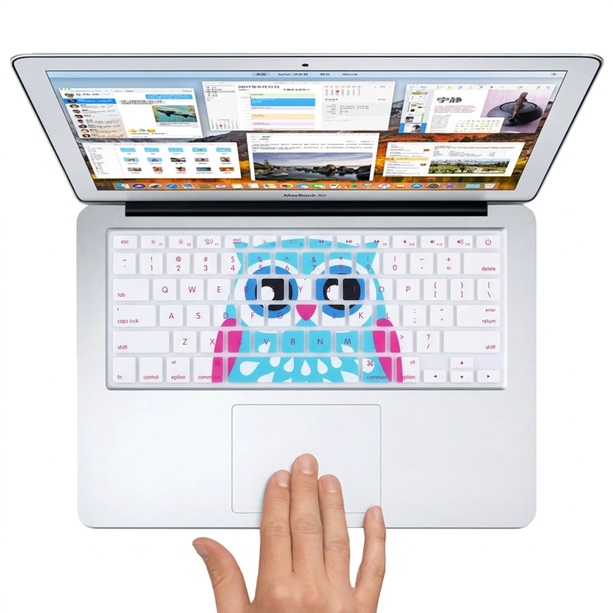 cute waterproof keyboard skin for MacBook air/pro Retina A1466/A1369/A1286/A1502/A1425 US key silicone keyboard protector cover
cute waterproof keyboard skin for MacBook air/pro Retina A1466/A1369/A1286/A1502/A1425 US key silicone keyboard protector cover