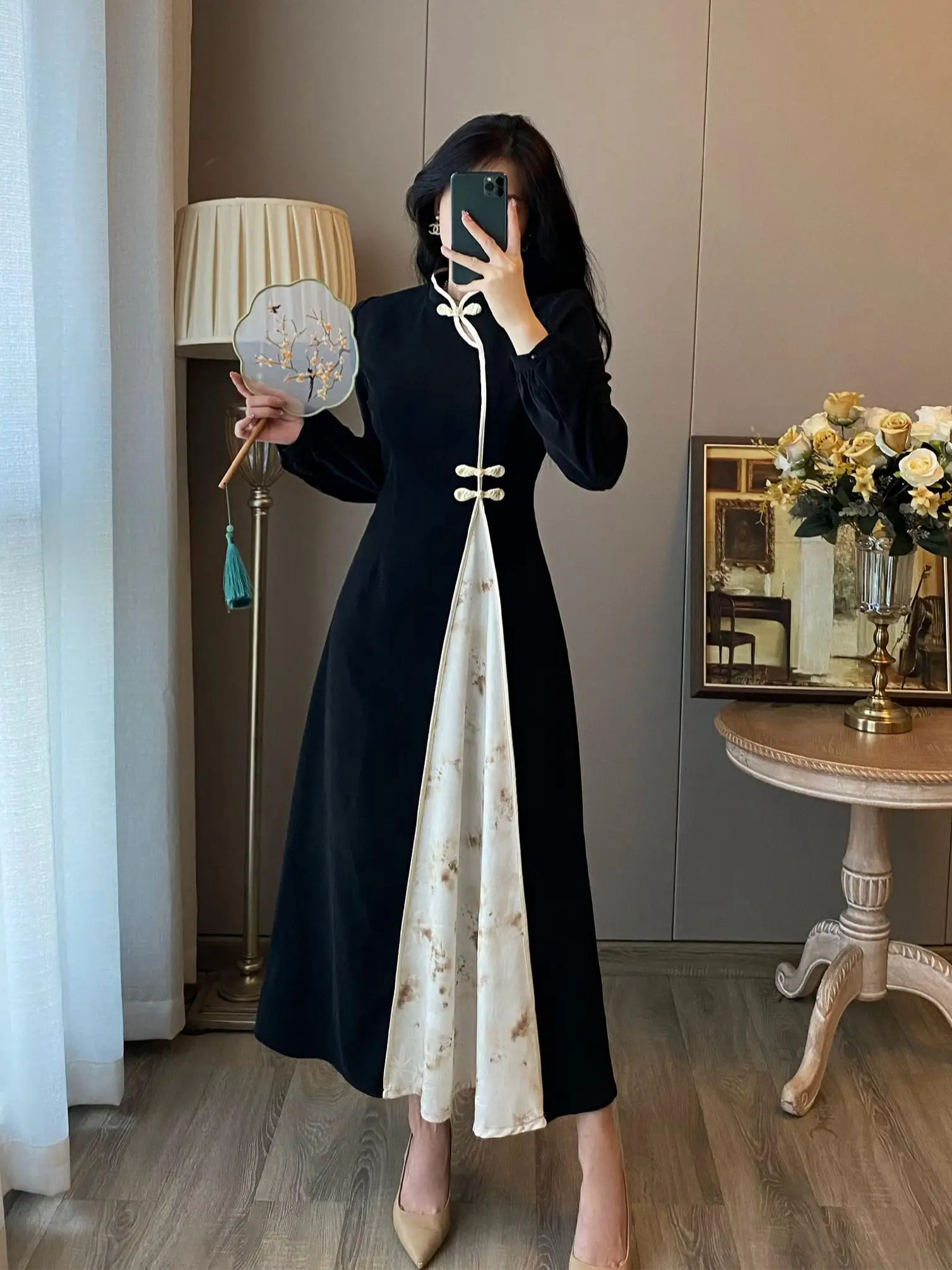 New Chinese national style improved cheongsam dress women's 2025 spring and autumn new super good-looking temperament thin
New Chinese national style improved cheongsam dress women's 2025 spring and autumn new super good-looking temperament thin