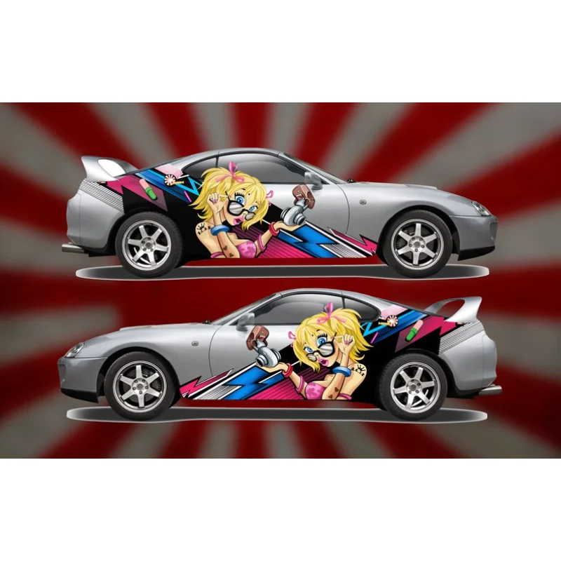 JDM Turbo Girl Car Livery Decal Sticker / Color Printed Wrap / Side Vehicle Wrap / Anime Tyan / Japanese Domo Kun / Sexy Girl
JDM Turbo Girl Car Livery Decal Sticker / Color Printed Wrap / Side Vehicle Wrap / Anime Tyan / Japanese Domo Kun / Sexy Girl
