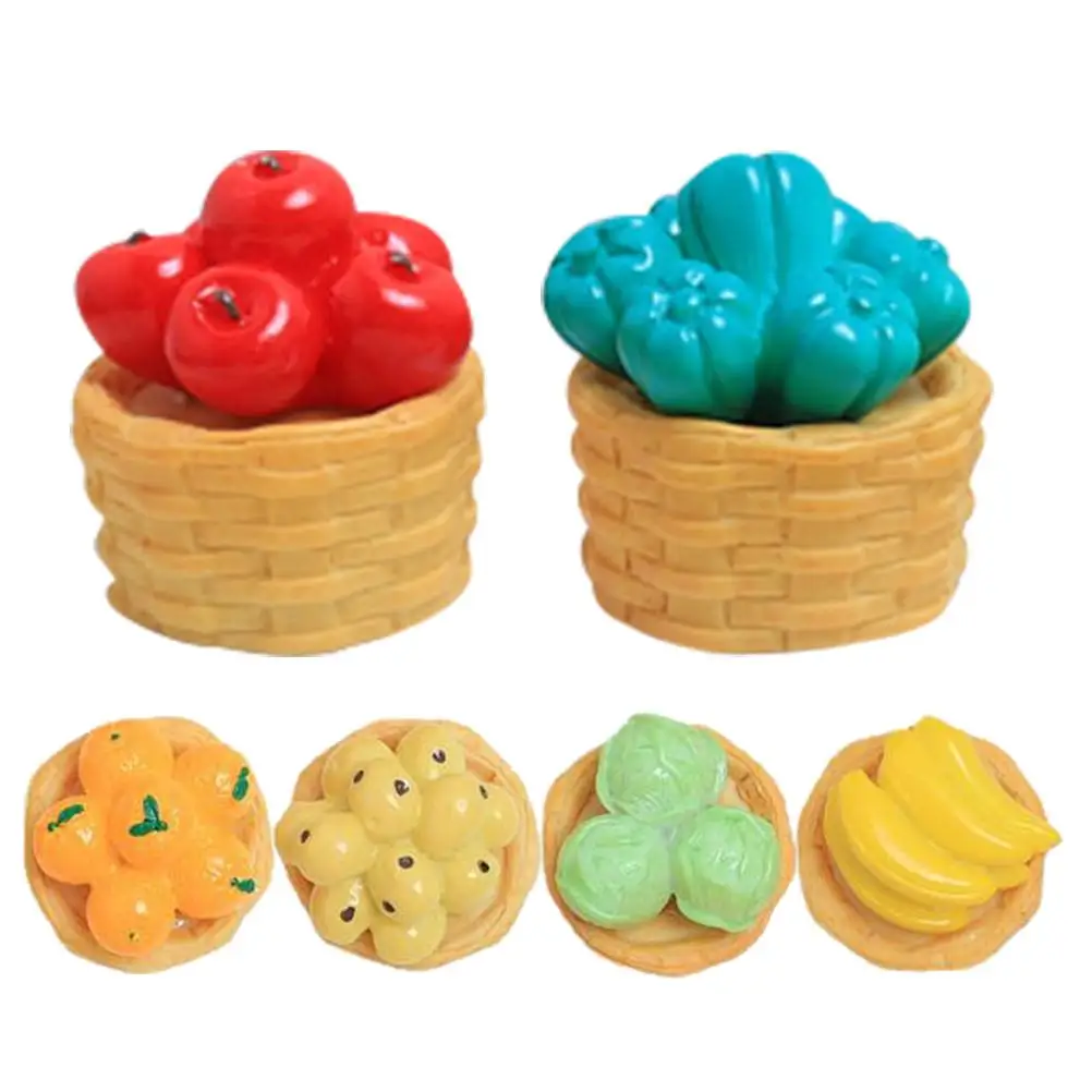 6 Pcs Miniature Fruit Basket Model Decor Storage Dollhouse DIY Adorable Vegetables Accessories Realistic Safe Edges
6 Pcs Miniature Fruit Basket Model Decor Storage Dollhouse DIY Adorable Vegetables Accessories Realistic Safe Edges
