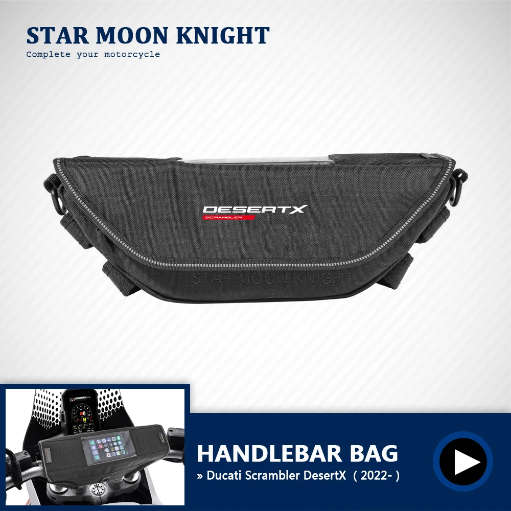 For Ducati Scrambler Desert X DesertX 2022 2023- Motorcycle Accessories Waterproof Bag Storage Handlebar bag Travel Tool bag
For Ducati Scrambler Desert X DesertX 2022 2023- Motorcycle Accessories Waterproof Bag Storage Handlebar bag Travel Tool bag