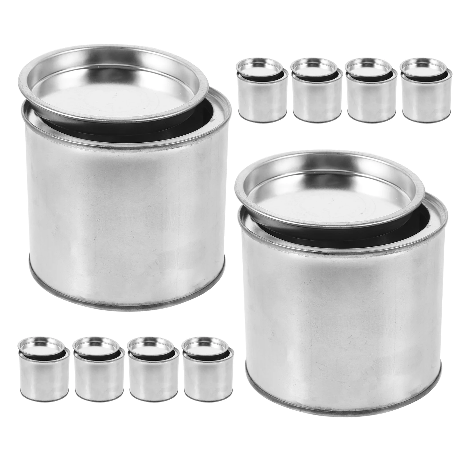 10pcs Empty Paint Cans 300ml Metal Round Paint Cans With Lids Ink Storage Containers Small Buckets For Pigment Ink And Oil
10pcs Empty Paint Cans 300ml Metal Round Paint Cans With Lids Ink Storage Containers Small Buckets For Pigment Ink And Oil